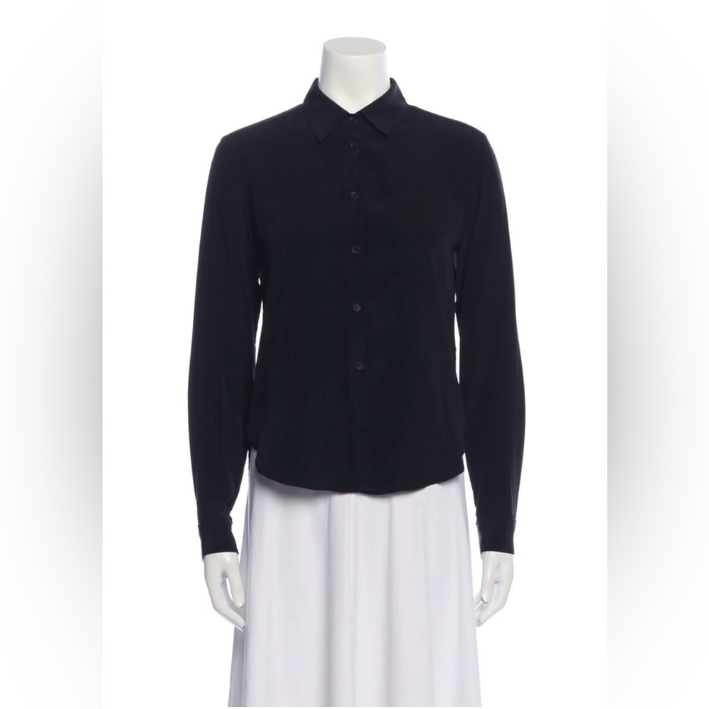 Rag & Bone Silk Button Down Top